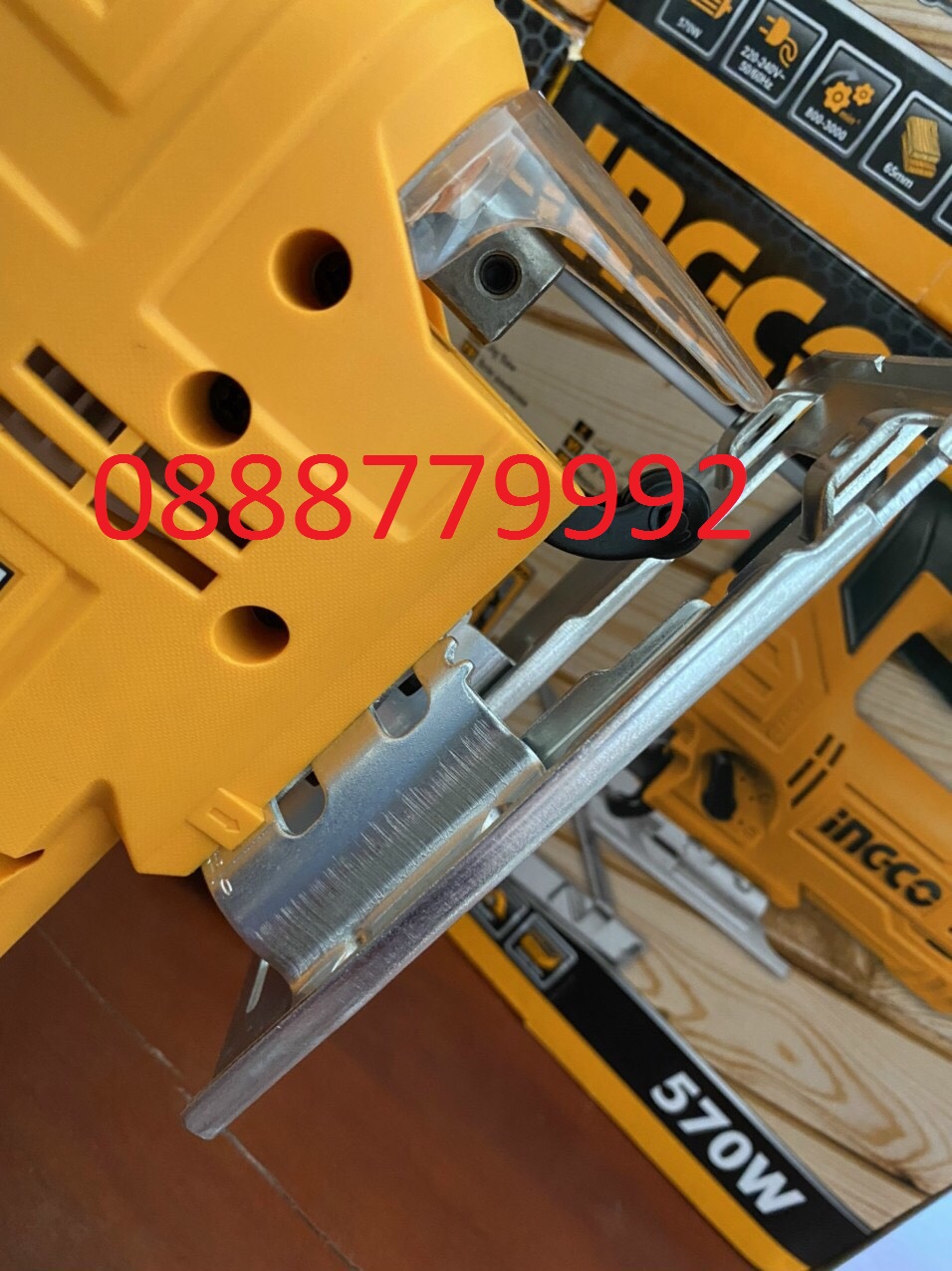 MÁY CƯA LỌNG INGCO 570W JS57028 ( tặng kèm 5 lưỡi cưa lọng gỗ )