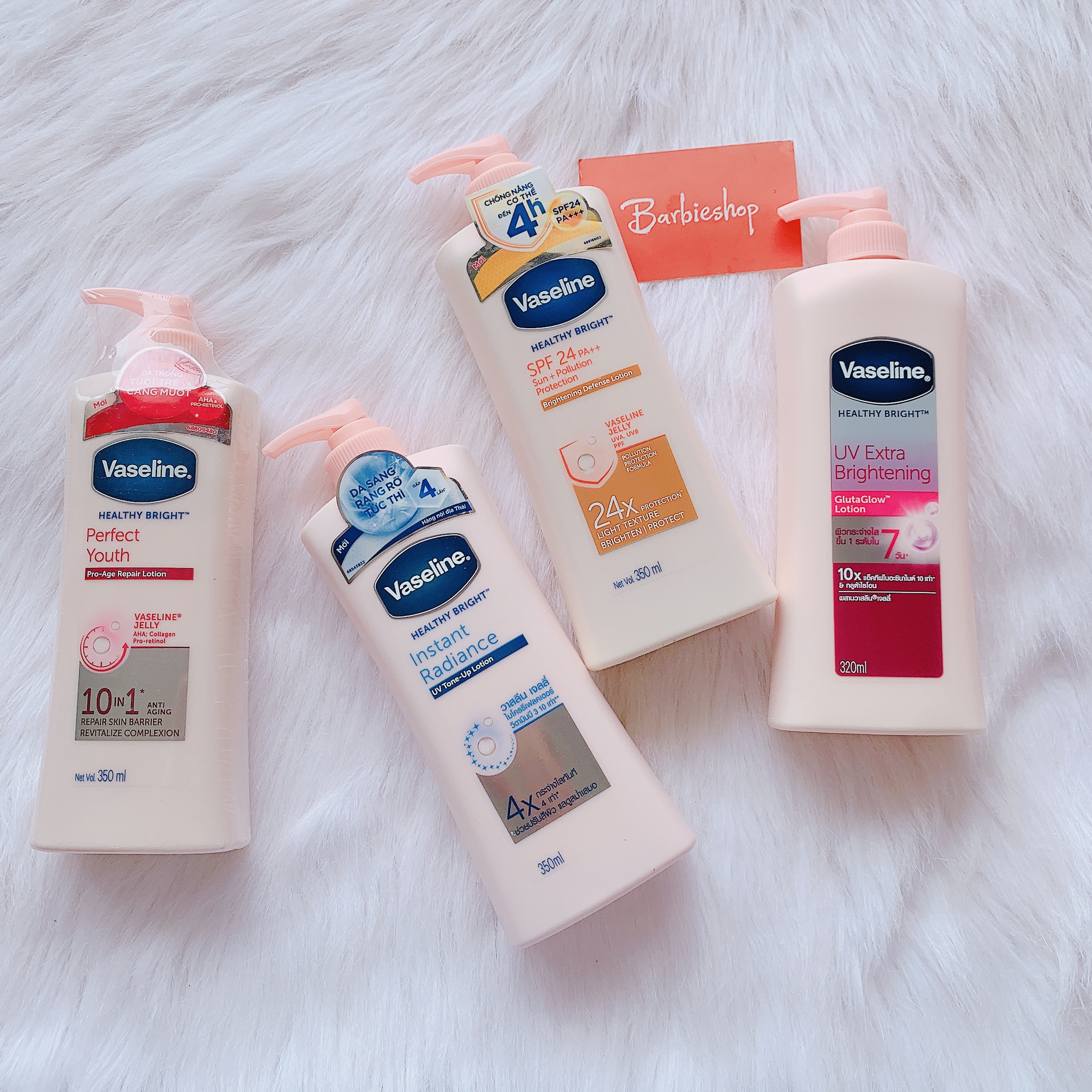 Sữa Dưỡng Thể Sáng Da Vaseline 320ml - 350ml - 500ml - 725ml
