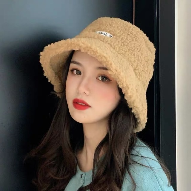 Mũ bo len bucket - Nón bo bucket hàn quốc họa tiết cá tính thời trang nữ