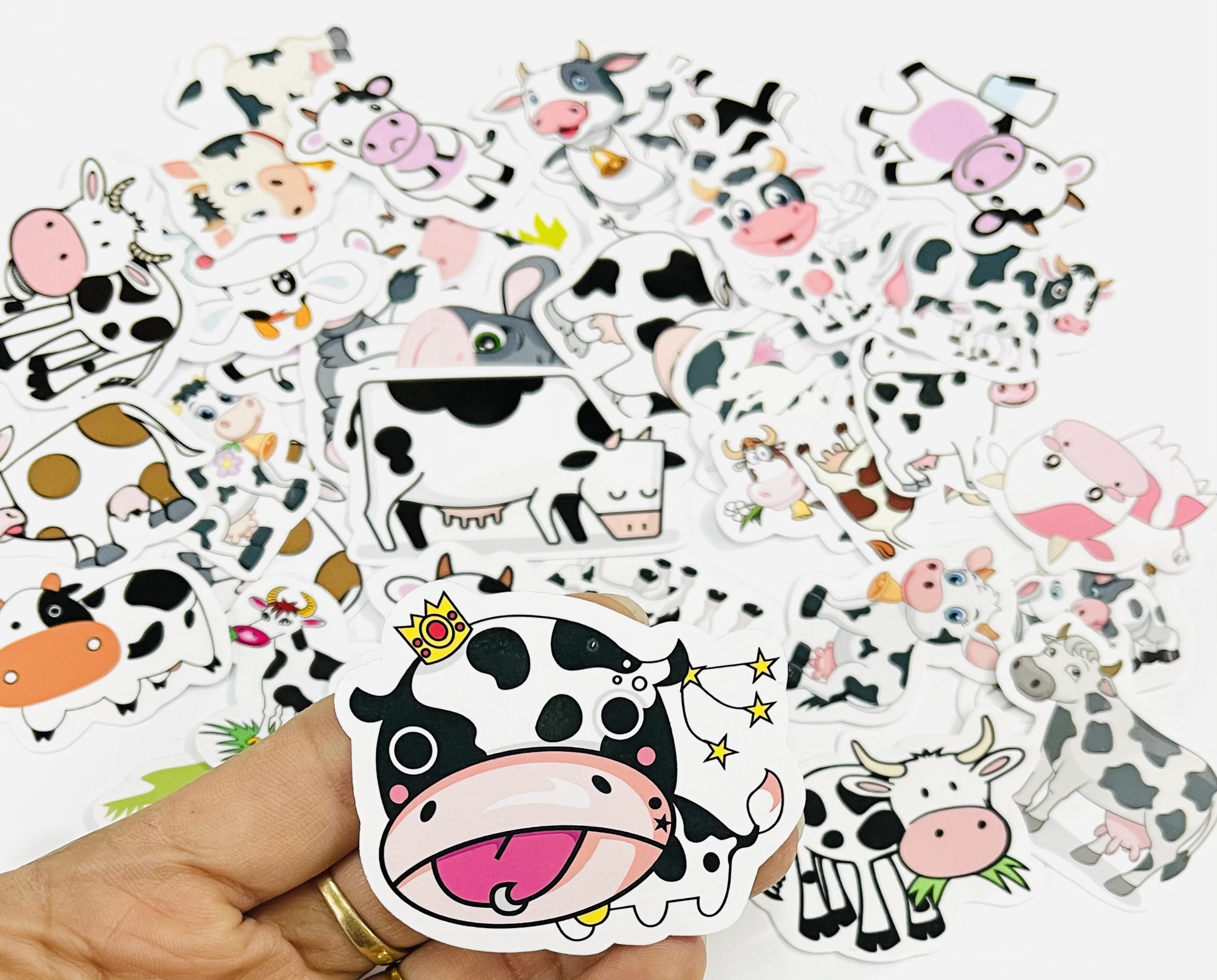 Set 30-60 Sticker Bò Sữa