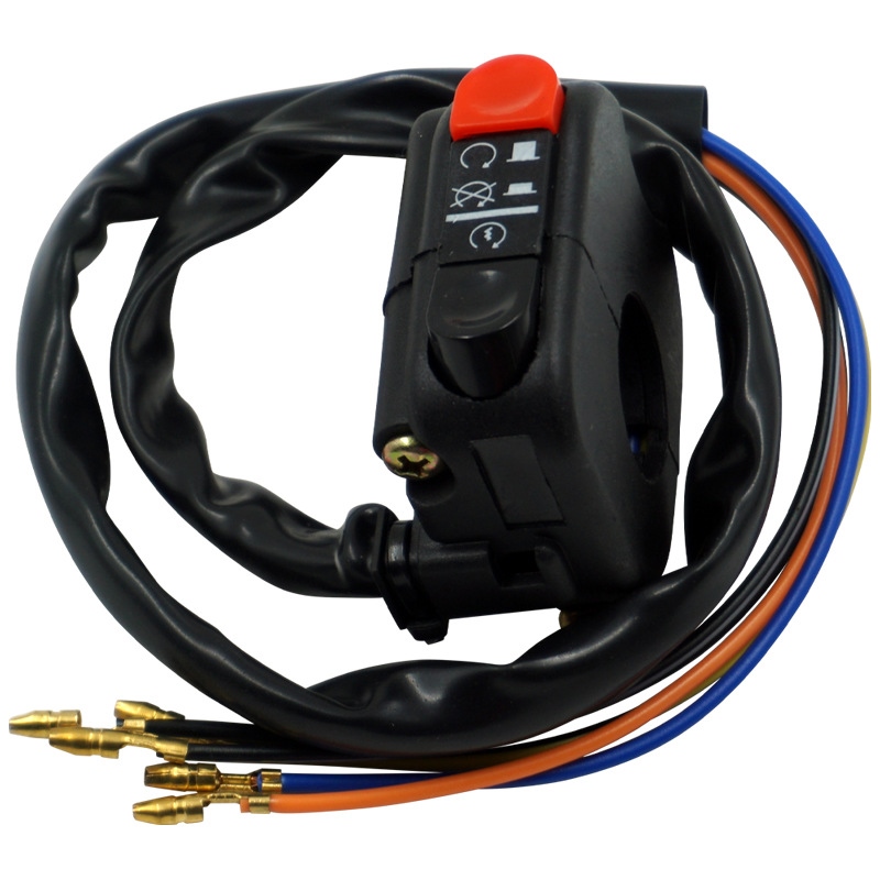 ✆◈ Modified parts ATV motorcycle handle switch retro flameout switch start double flash LED headlight switch