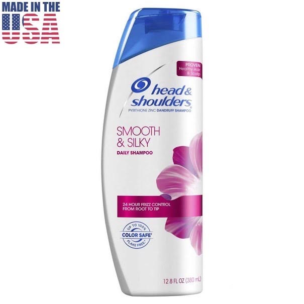 Dầu gội Head & Shoulders Smooth & Silky 380ml sạch gàu - Mỹ