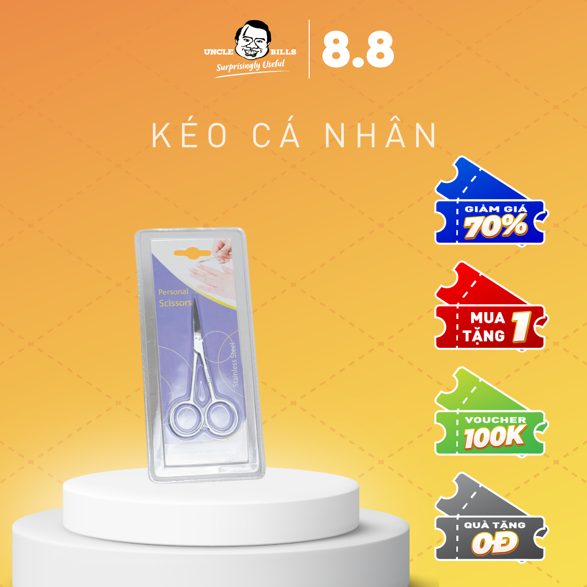 Kéo cá nhân ubl ag0010