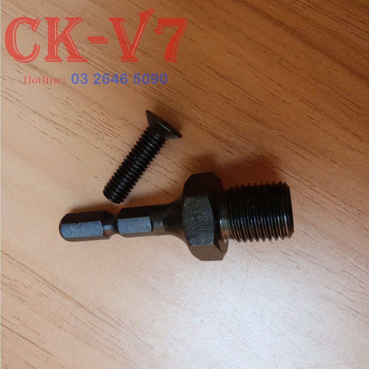 Chuôi lục giác sang củ măng ranh 13 ly