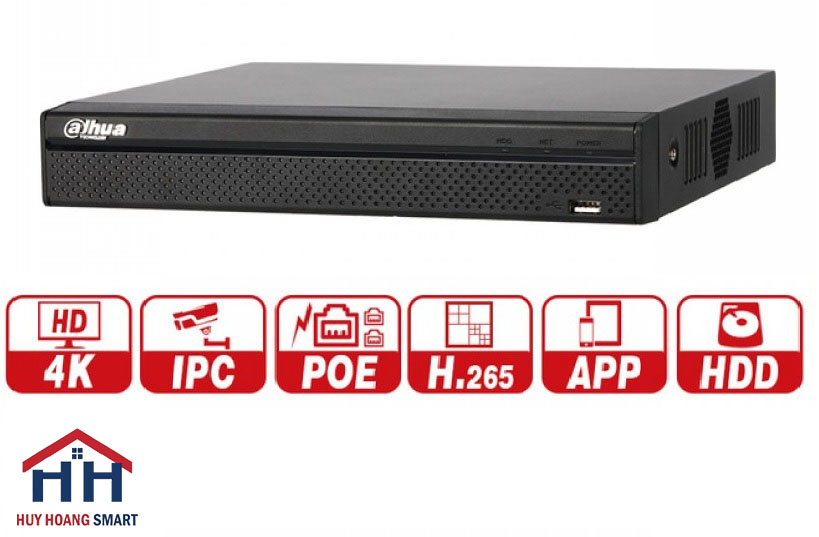 Đầu ghi IP 8 kênh Dahua NVR2108HS-4KS2 ( Bảo Hành 24T )