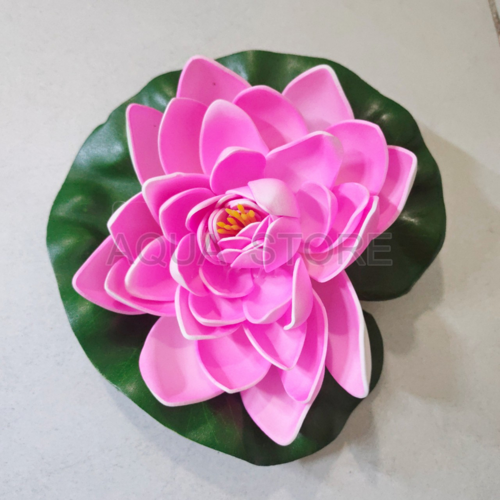 Beautiful 15cm Fake Lotus Flower That Drops Water into a Bowl