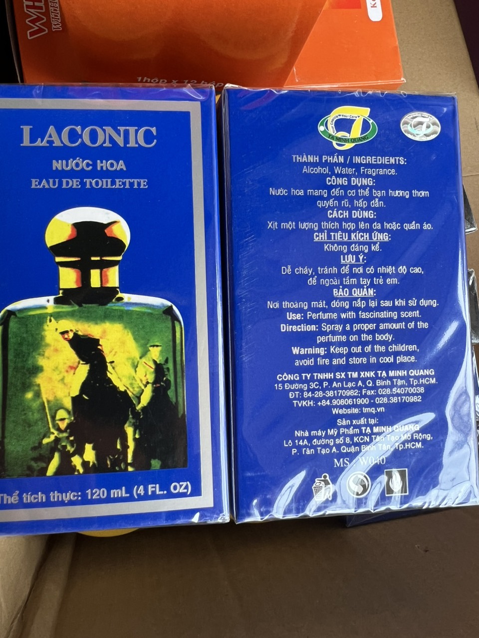 Nước Hoa LACONIC xanh 120ml