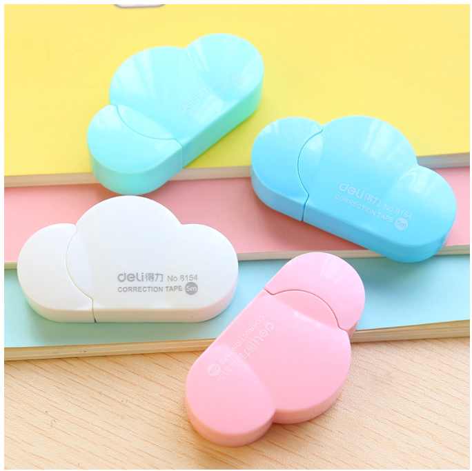 Bút Xóa Kéo Mini Hình Đám Mây Dễ Thương