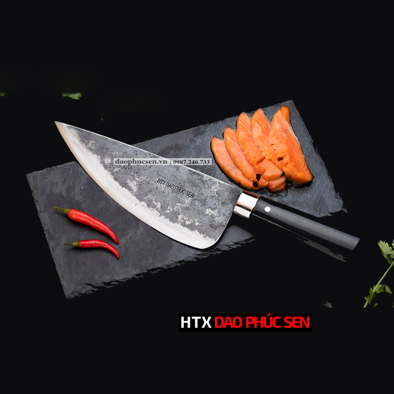 Dao bầu lọc nhíp xe  22cm cán gỗ G10M