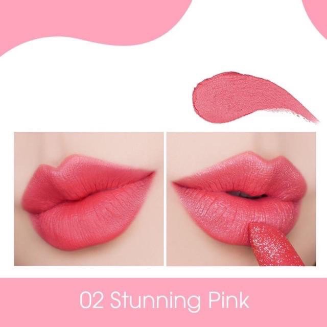 Son lì ánh pha lê Holika Holika Crystal Crush