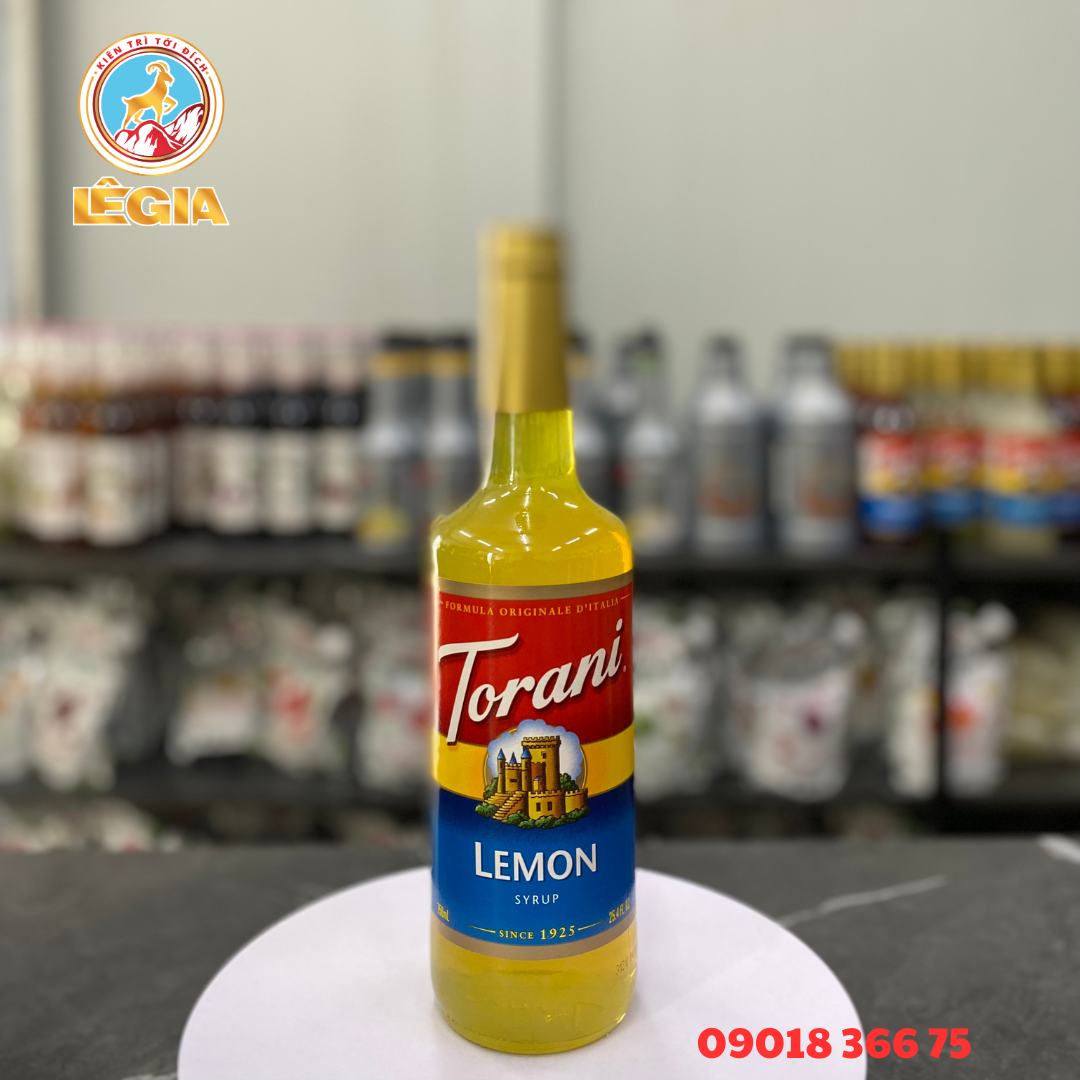 Siro torani chanh vàng 750ml - torani lemon syrup
