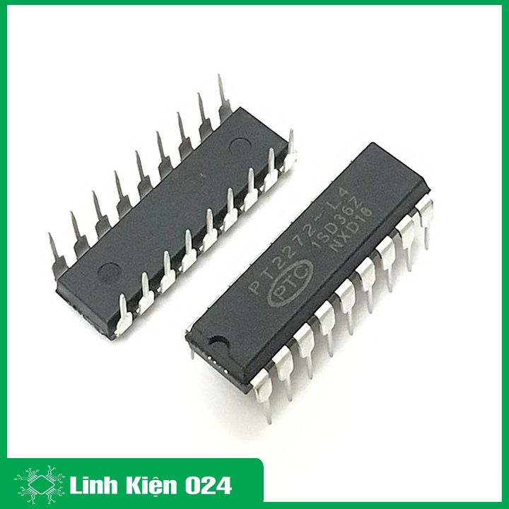 IC PT2272 L4 DIP-18 dùng trong mạch thu sóng RF
