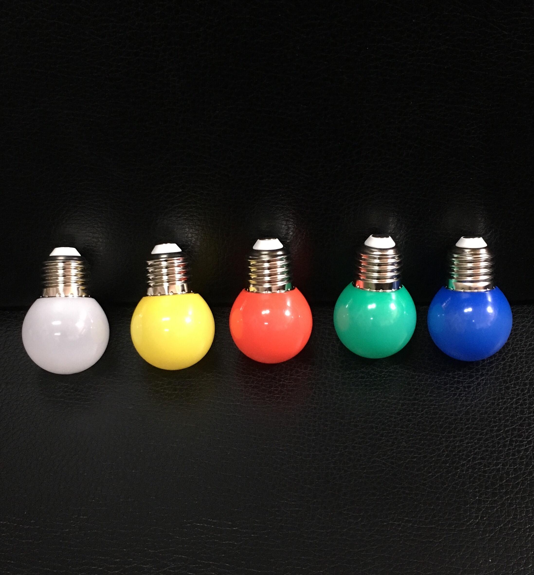 Bóng đèn led tròn 1W Rạng Đông A45 trái chanh E27