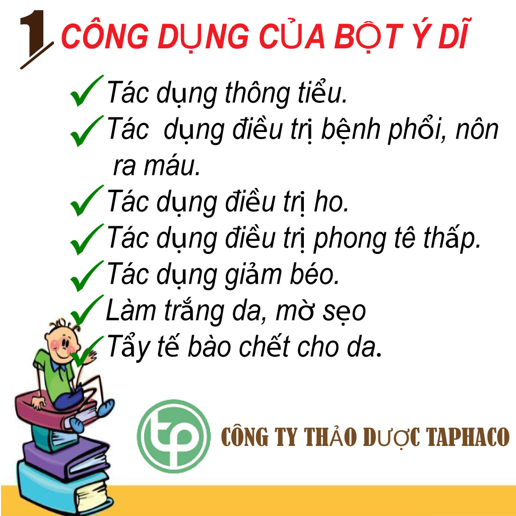 Bột ý dĩ nguyên chất 200g - Tấn phát