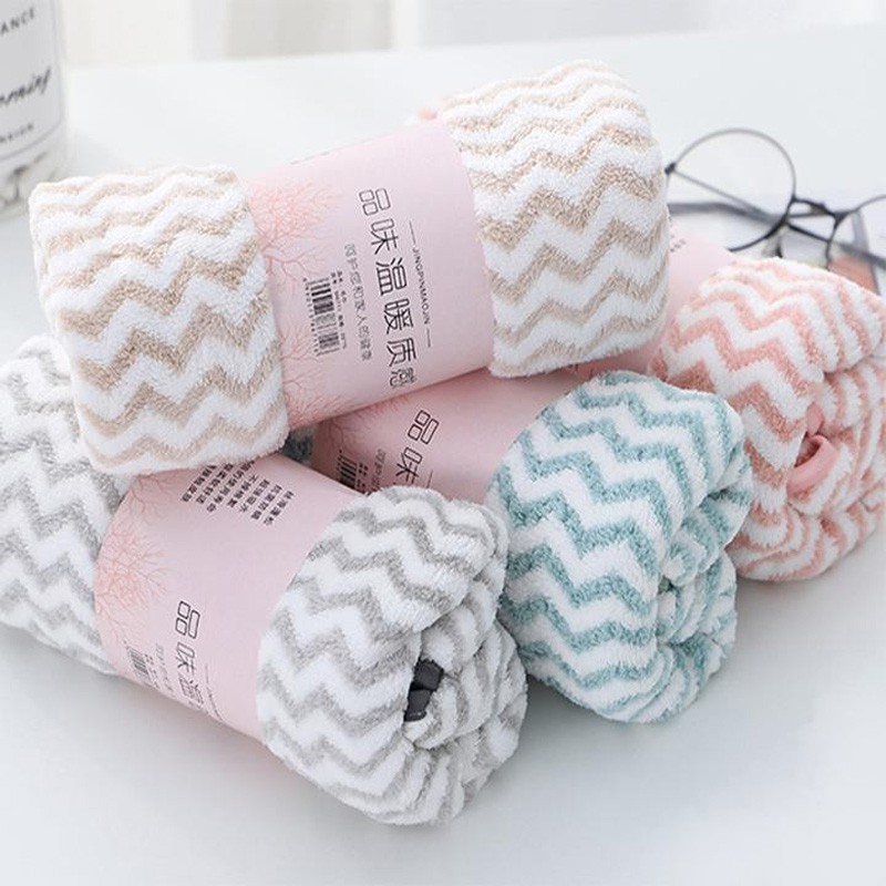 Combo 10 Khăn Mặt Hàn Quốc 50x35cm (Có Dòng Kẻ)