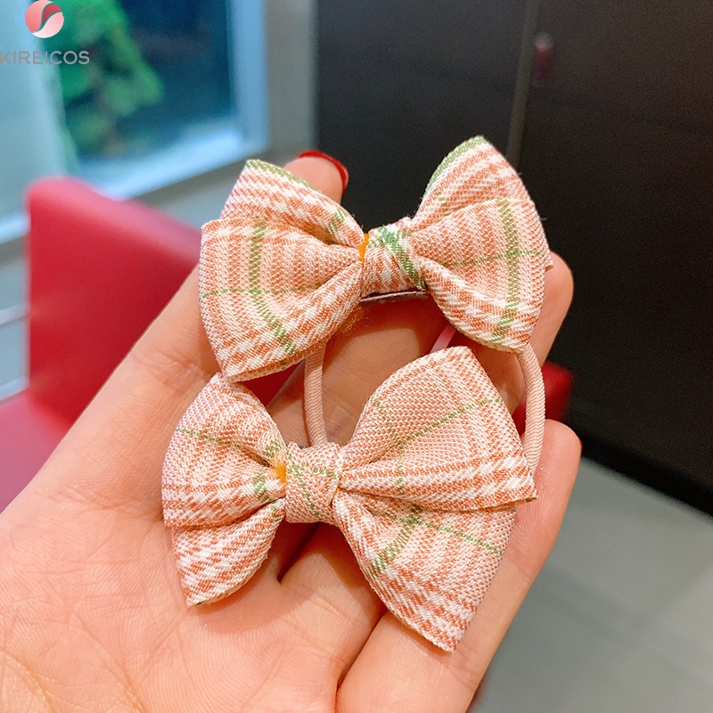 [HCM]Set 2 Kẹp Tóc Nơ Phong Cách Cổ Điển - kireicos