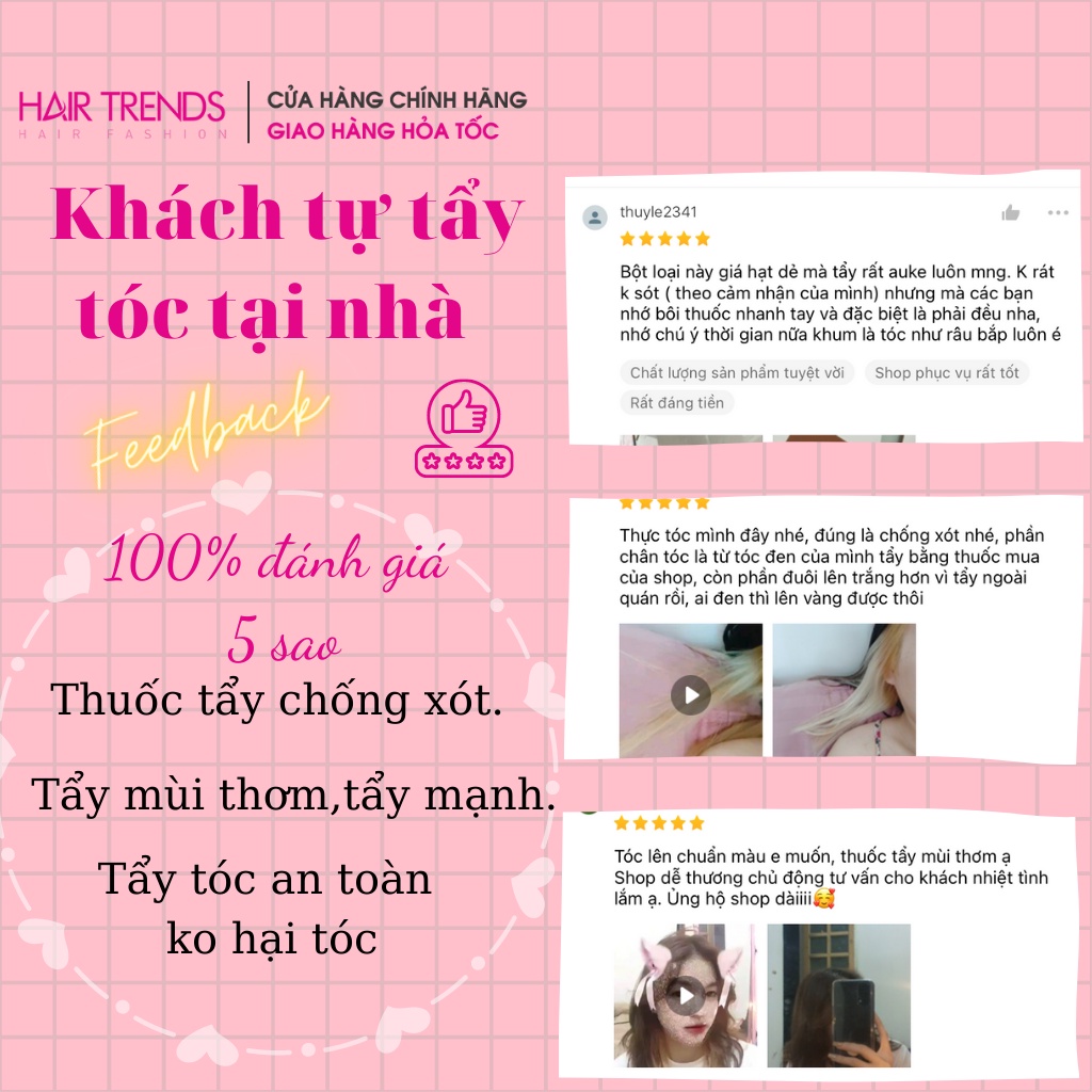 Bột tẩy tóc Kami