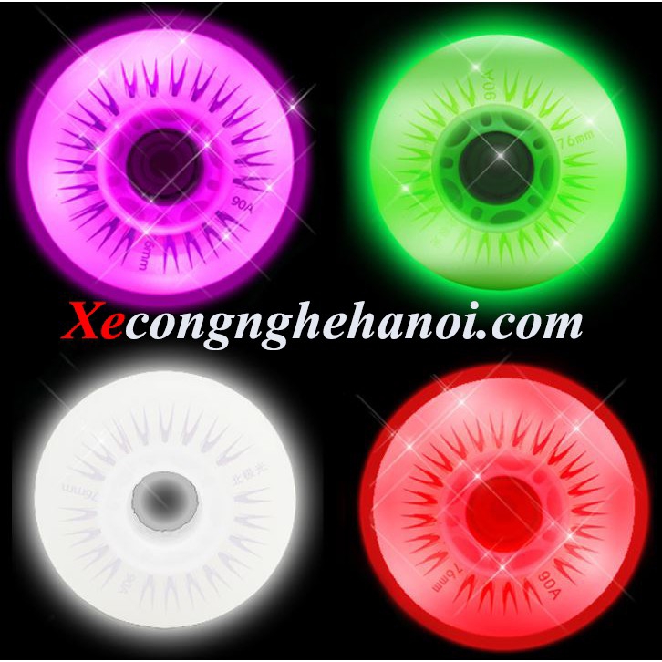 bánh xe patin nhiều cỡ
