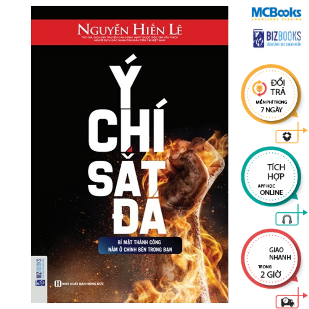 Sách - Ý Chí Sắt Đá Đập Tan Khó Khăn - McBooks