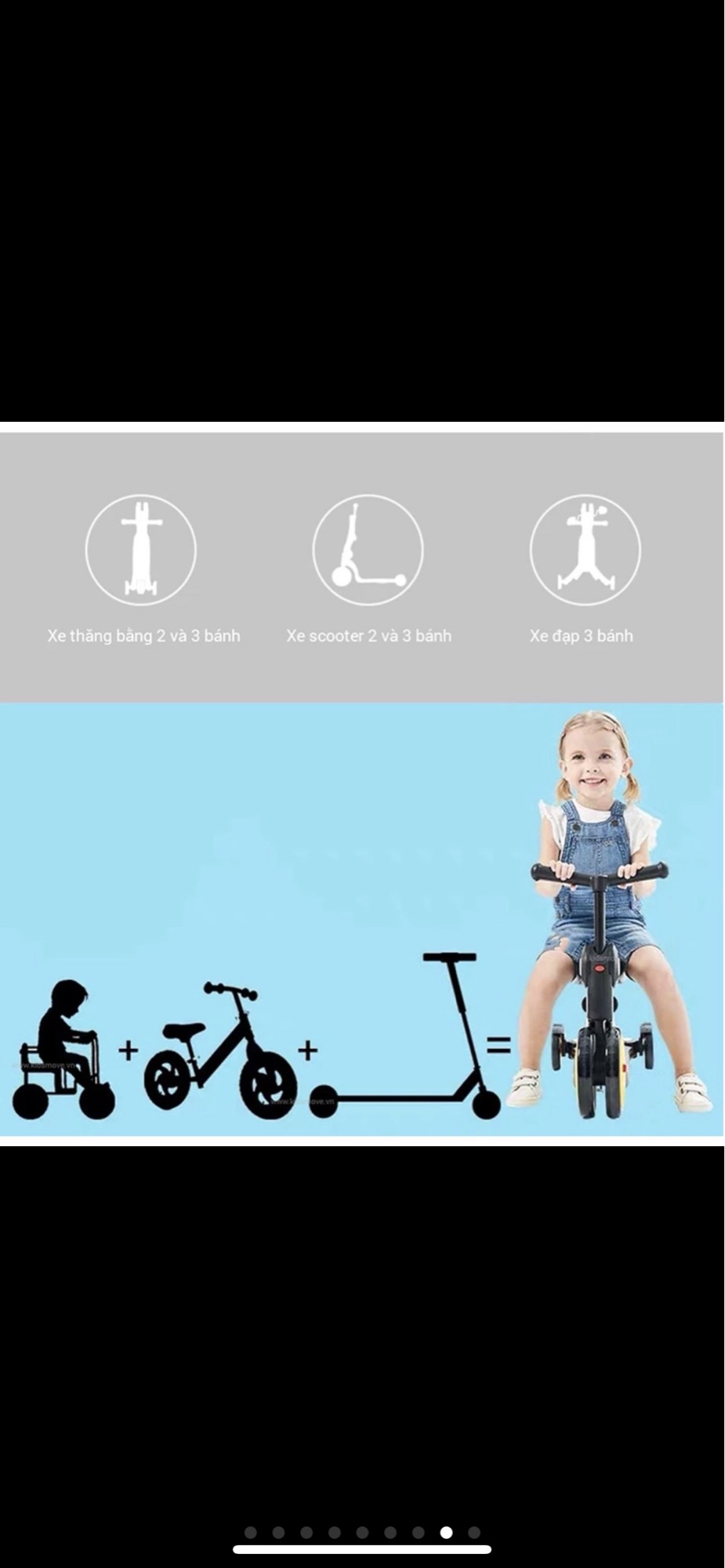 Xe scooter 5 in 1
