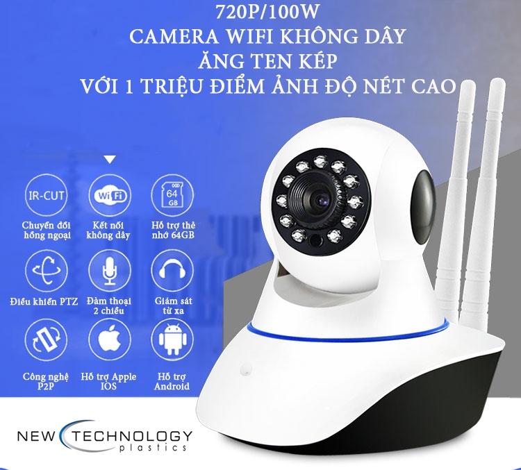 Camera Wifi, An ninh, Giám sát Yoosee 2 râu (New) - Agiadep