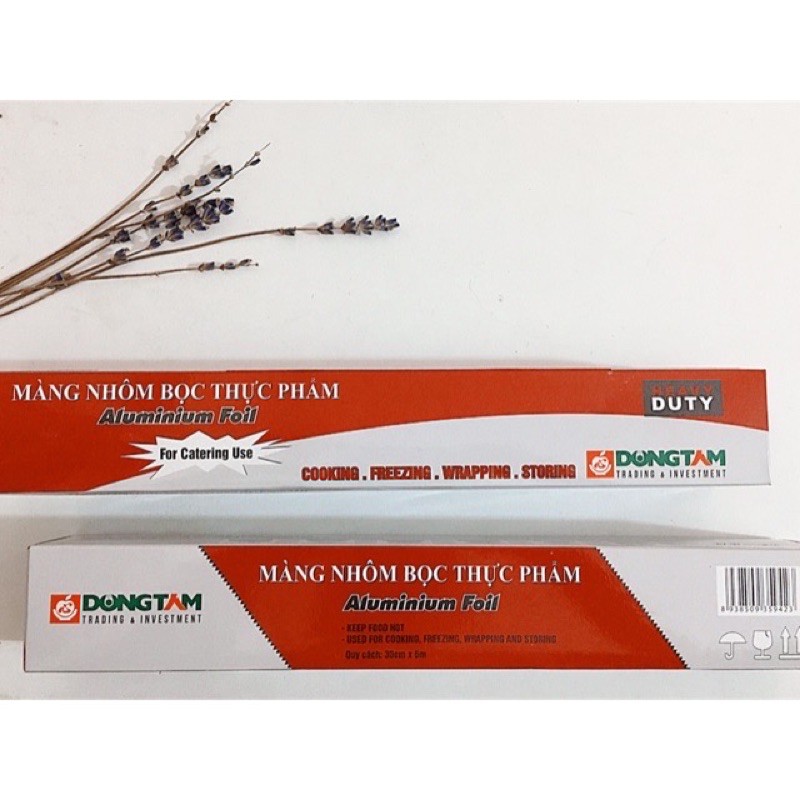 Giấy bạc nướng 5m x 30cm / giấy bạc đồng tâm