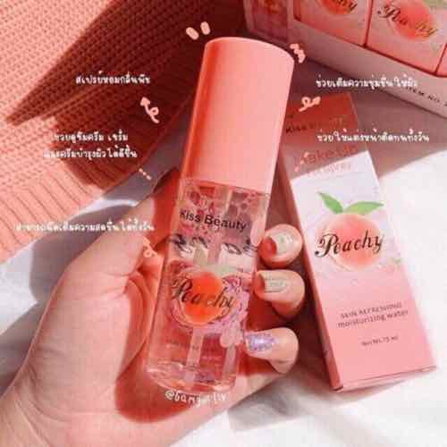 Xịt khoáng khóa trang điểm kiss beauty