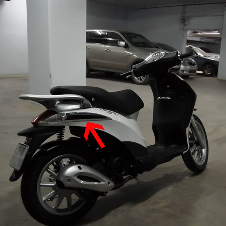 [ SIÊU CHẤT ] nẹp sườn xe - decal ốp sườn xe LIBERTY (PIAGGIO)