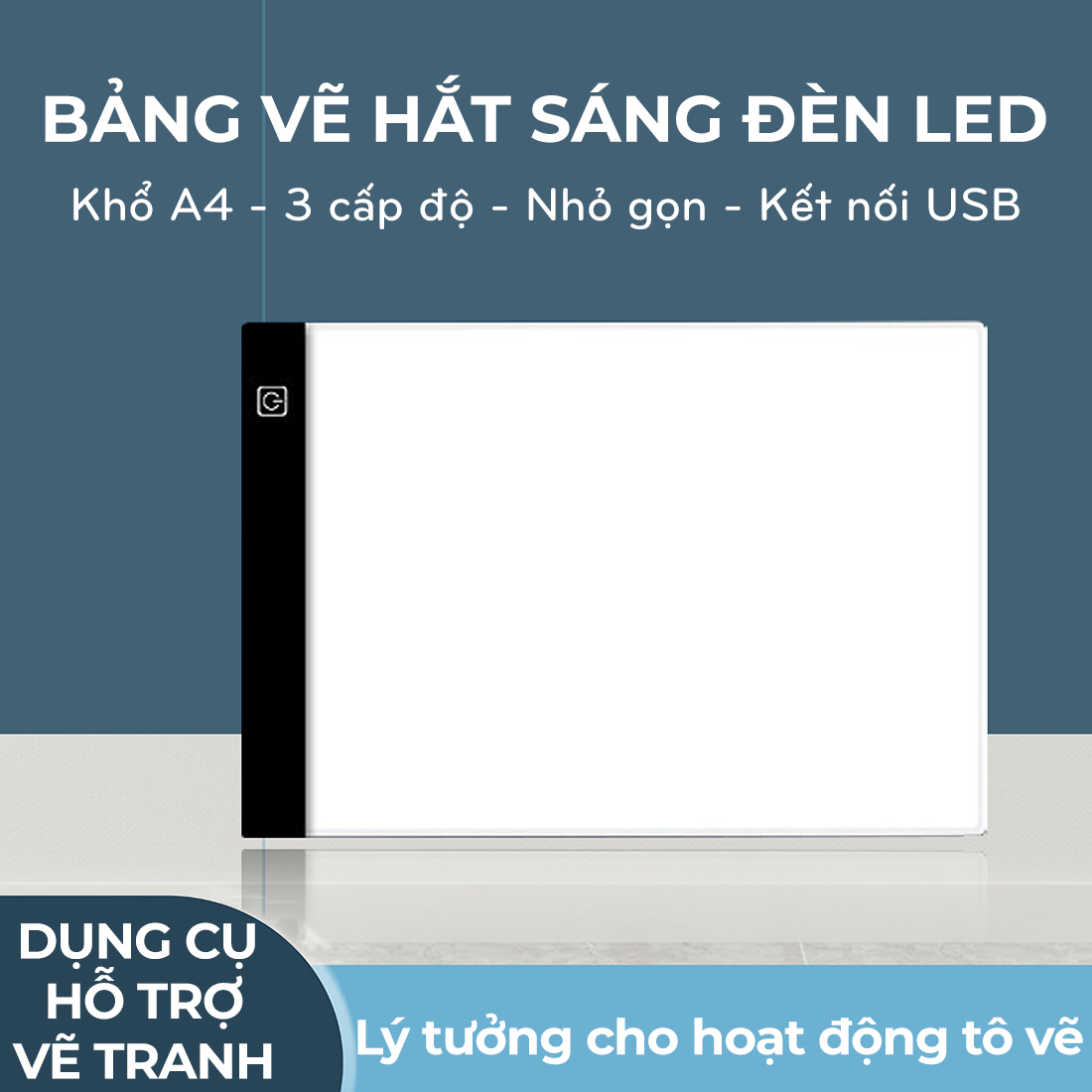 Bảng Vẽ hắt sáng Đèn LED, an toàn- D1415