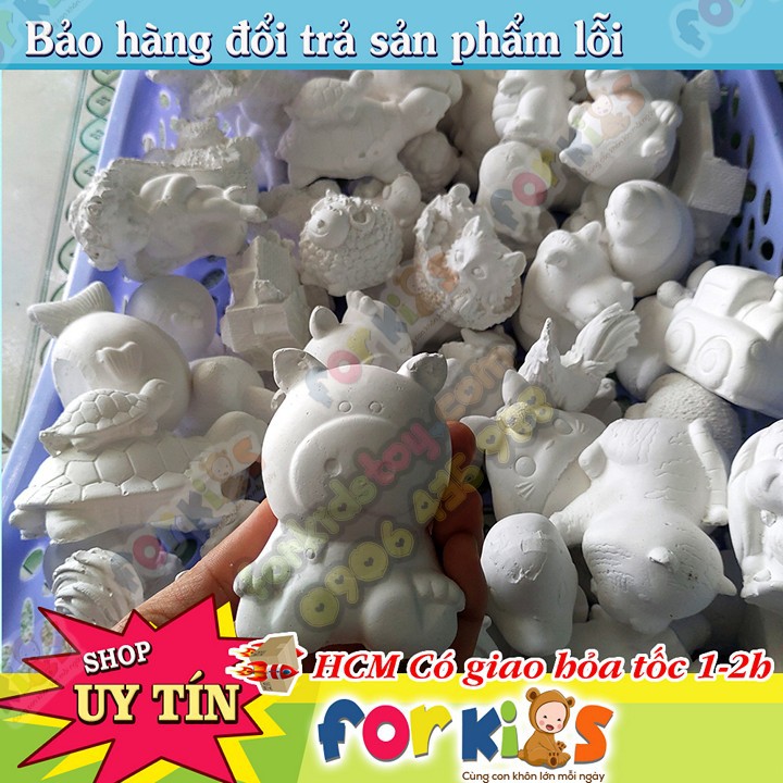 Tô tượng cho bé combo 100 tượng size 6-8cm