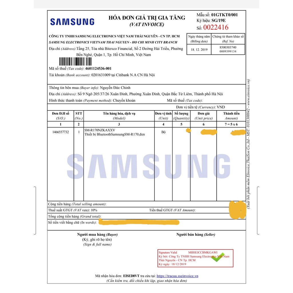 Tai nghe lẻ thay thế Samsung Galaxy Buds, Buds Plus
