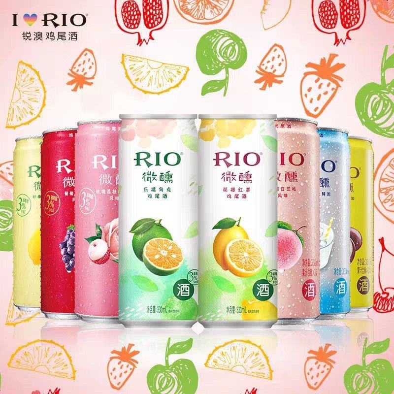 Nước Trái Cây Lên Men RIO Lon - Ăn Vặt 492