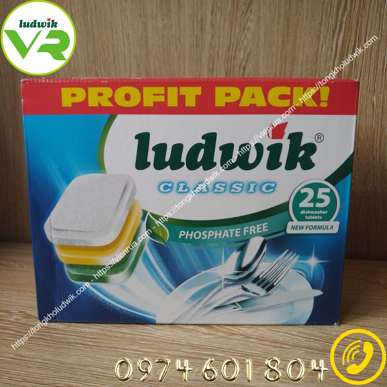Viên rửa bát Ludwik Classic – Hộp 25 viên