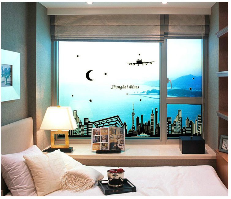 [HCM]Decal dán tường Dạ quang Thượng Hải DDQ012 (60 x 170 cm)