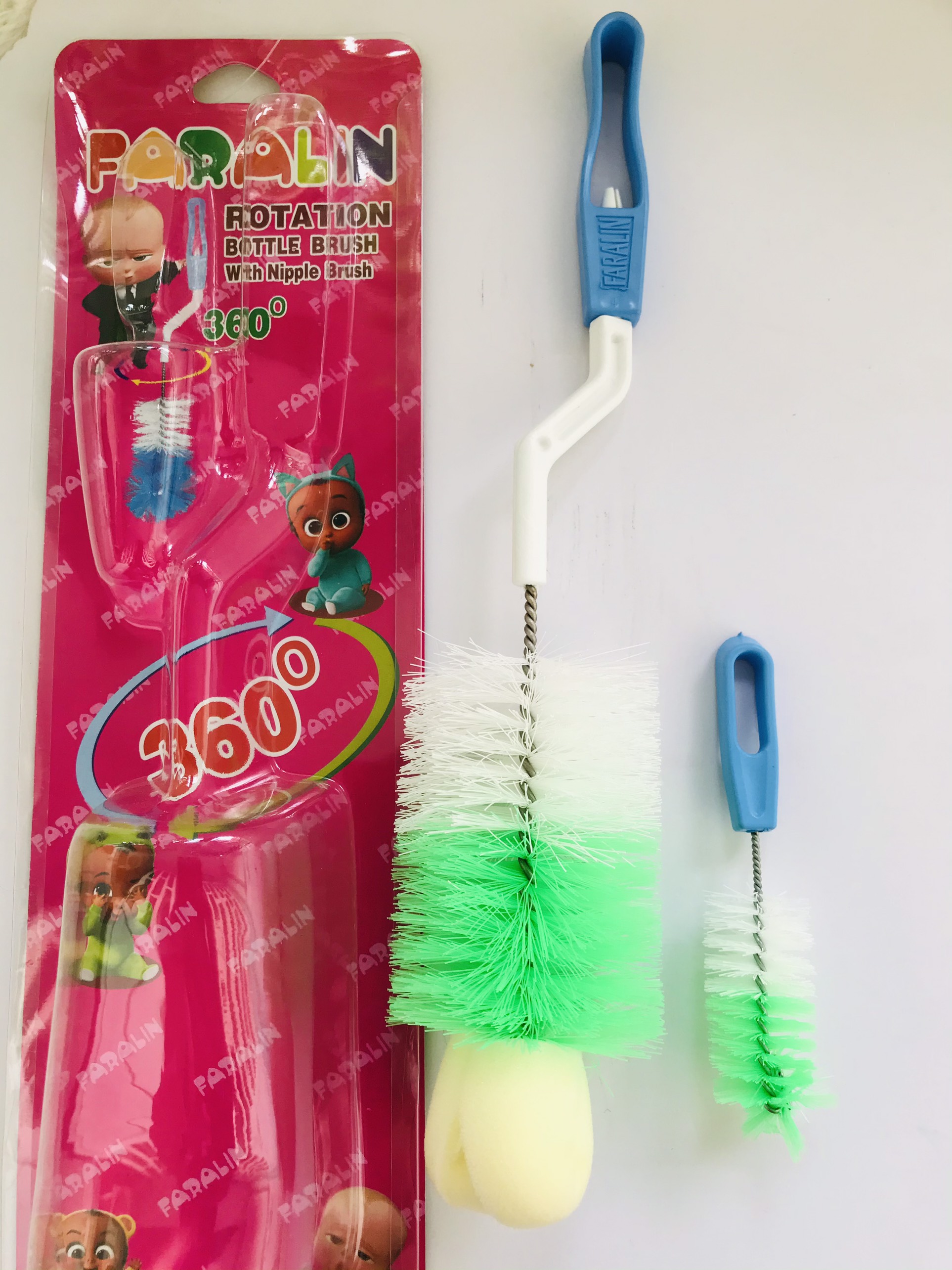 Cây Súc Bình Sữa Xoay 360 Độ Faralin
