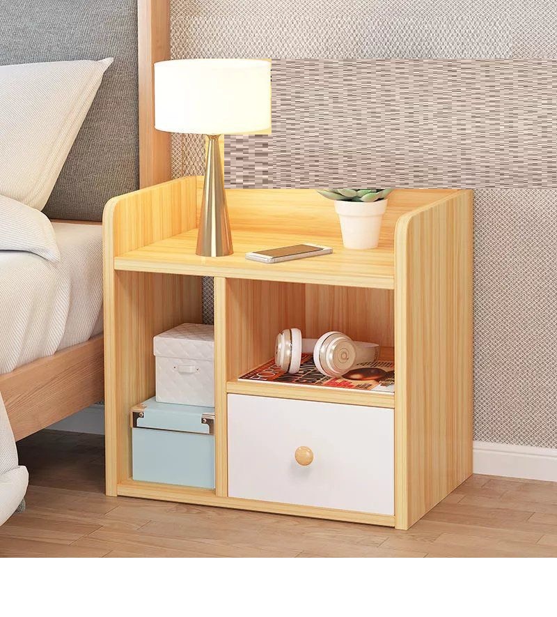 Medium density fiberboard bedside cabinet