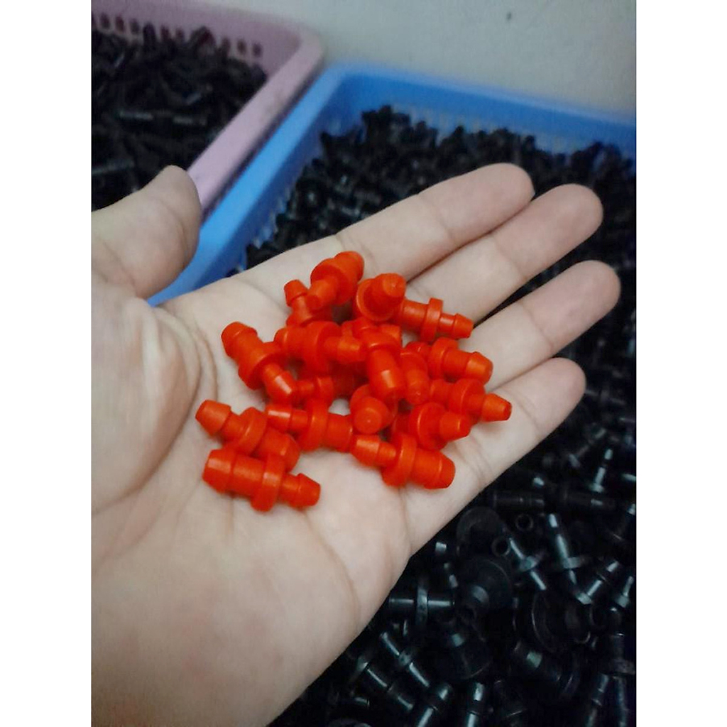 100 cái - bịt ống pe/ldpe 6mm - 8mm