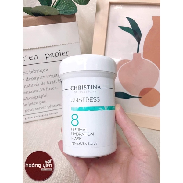Mặt nạ cấp ẩm phục hồi Unstress số 8 Christina