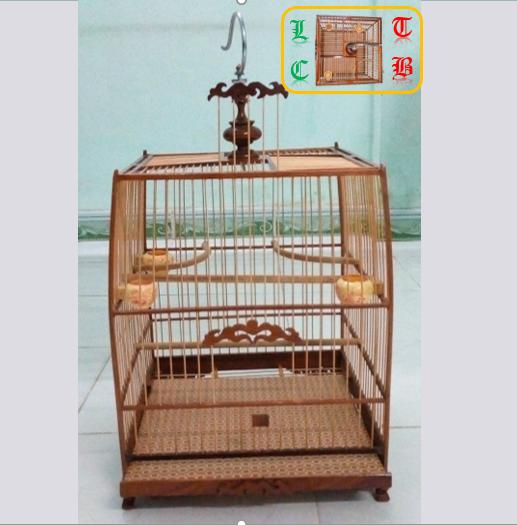 Lồng Gỗ Gõ Giả Thái Nan Tre