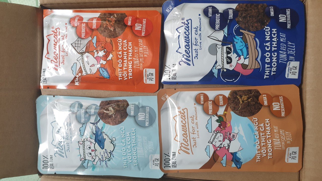 Pate Meowcat gói 70g cho mèo
