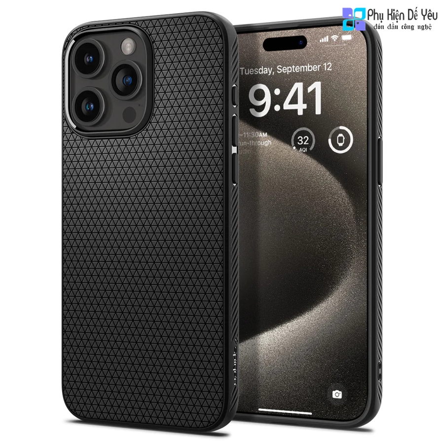 Ốp Spigen Liquid Air cho iPhone 15/ 15 Pro/ 15 Plus/ 15 Pro max ( PHÂN PHỐI CHÍNH HÃNG )