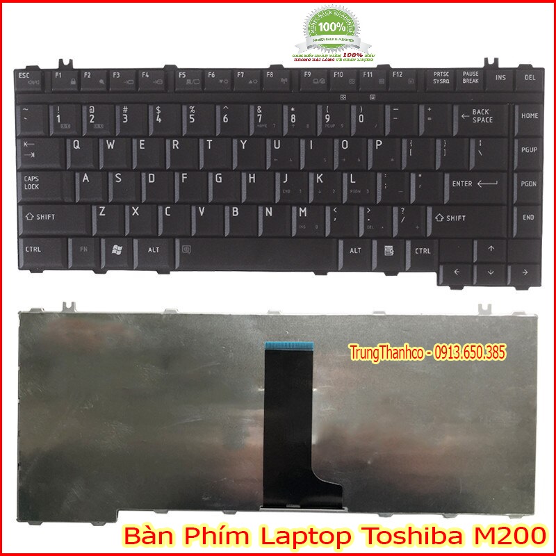 Bàn phím laptop toshiba m200
