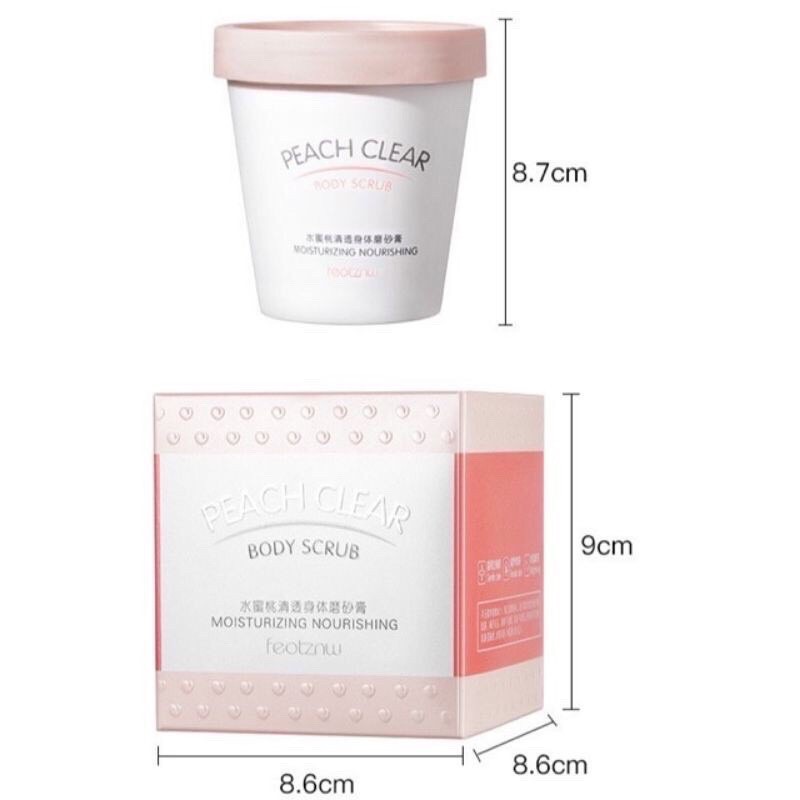 Tẩy Da Chết  Đào Peach Clear 200ML