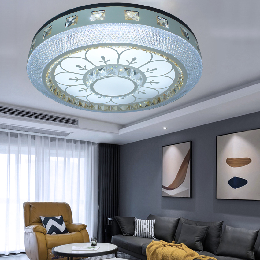 Đèn ốp trần pha lê trang trí phòng ngủ, phòng khách D03