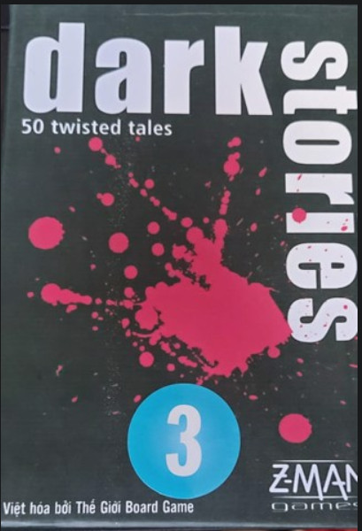 TRÒ CHƠI BOARD GAME DARK STORIES 3 -  NHỮNG VỤ ÁN CÓ THẬT - TIẾNG VIỆT