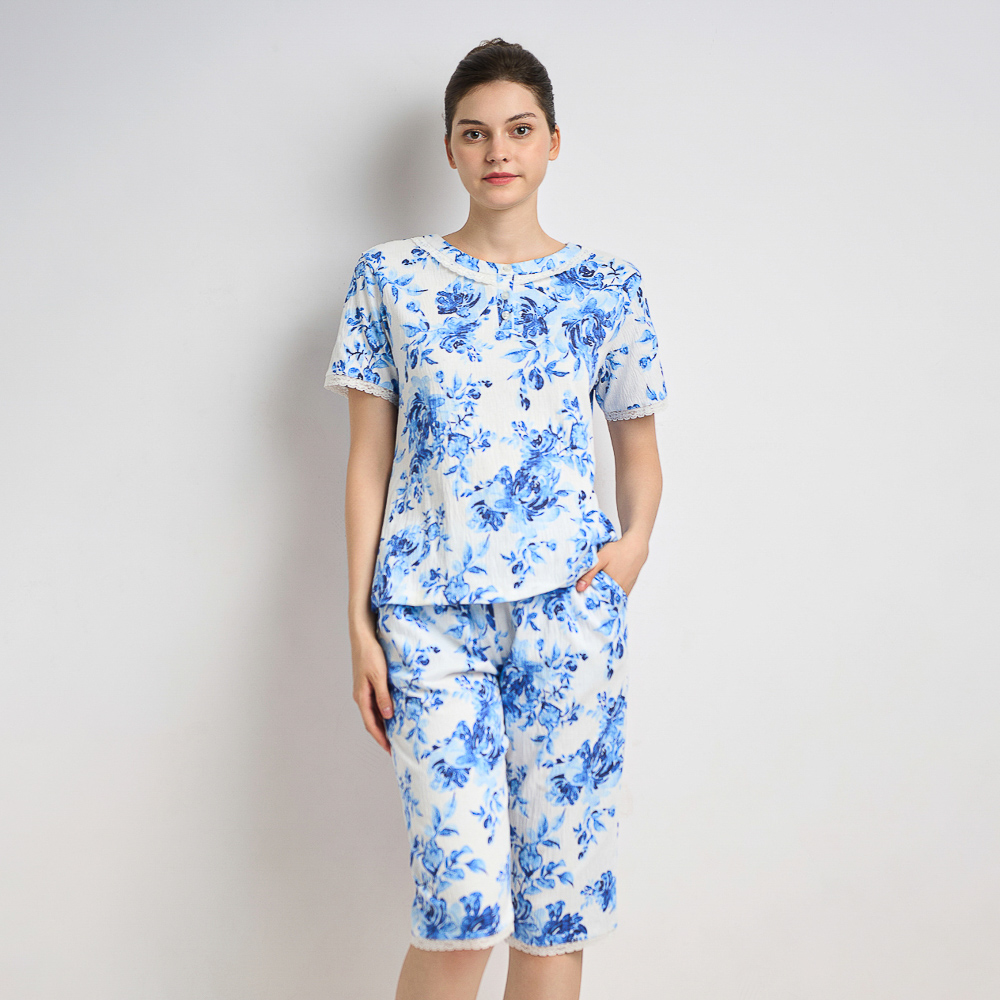 Bộ đồ thun lửng nữ vincy thoáng mát btl026s11