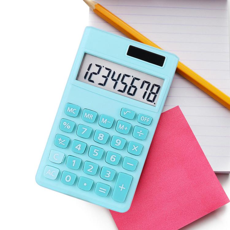 Student Calculator High Sensitivity Calculator with Solar Panel Auto Powered Kids Calculators Solar Basic Calculator for Homes Offices presents
