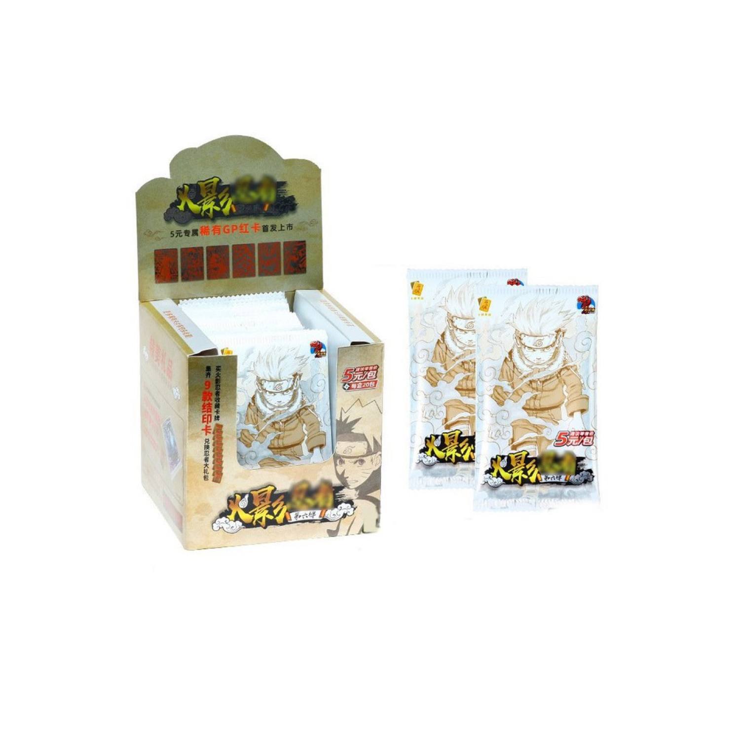 Set 5 ảnh thẻ nhân vật NARUTO sổ đựng card manga anime chibi sưu tầm