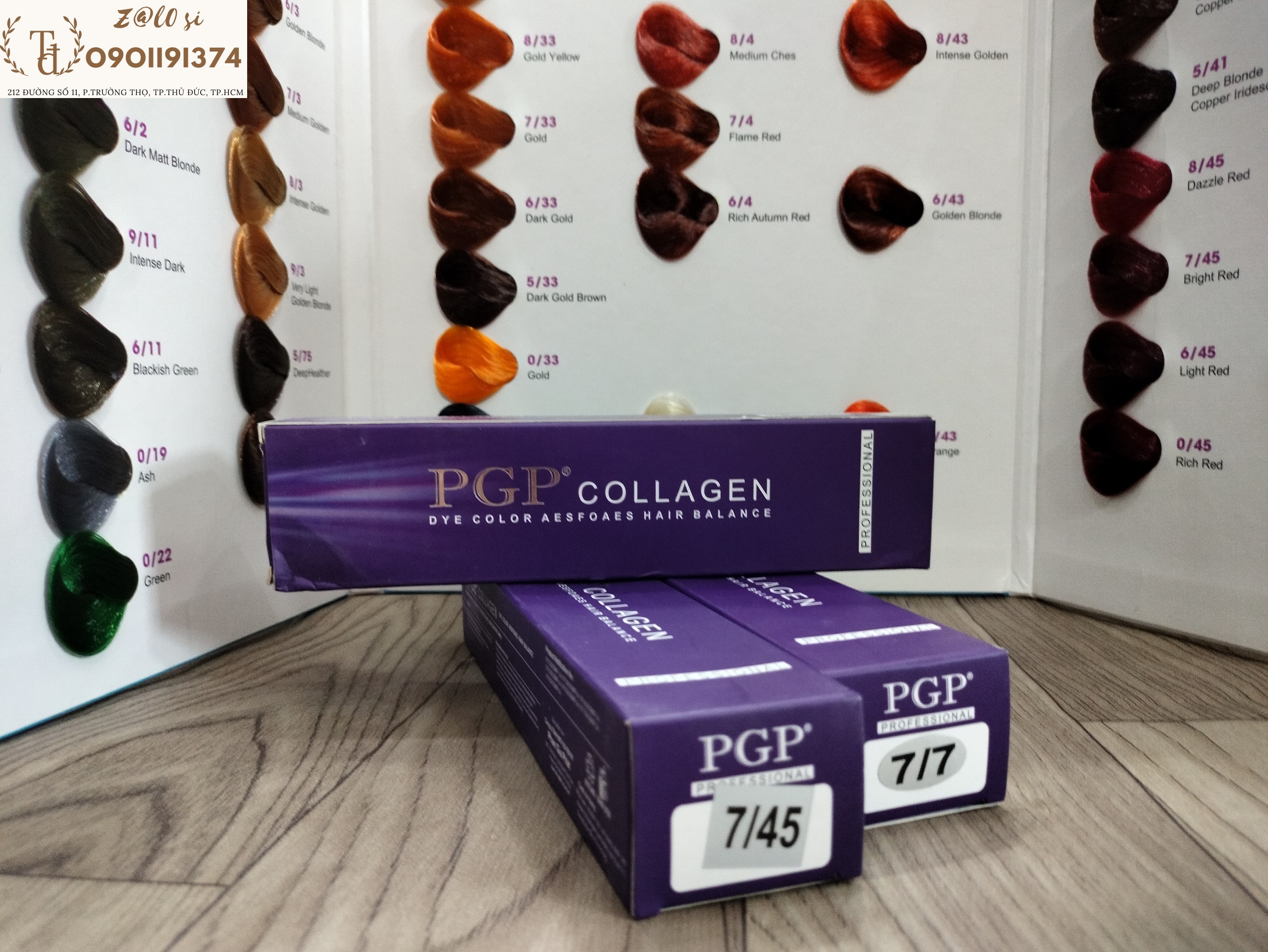 Khám phá bảng màu nhuộm tóc PGP Galati đa dạng và độc đáo. Được chế tạo từ những thành phần tự nhiên, bạn có thể tin tưởng vào chất lượng và hiệu quả của sản phẩm. Với các màu sắc đa dạng và ấn tượng, bạn sẽ luôn tìm được lựa chọn phù hợp cho kiểu tóc của mình.