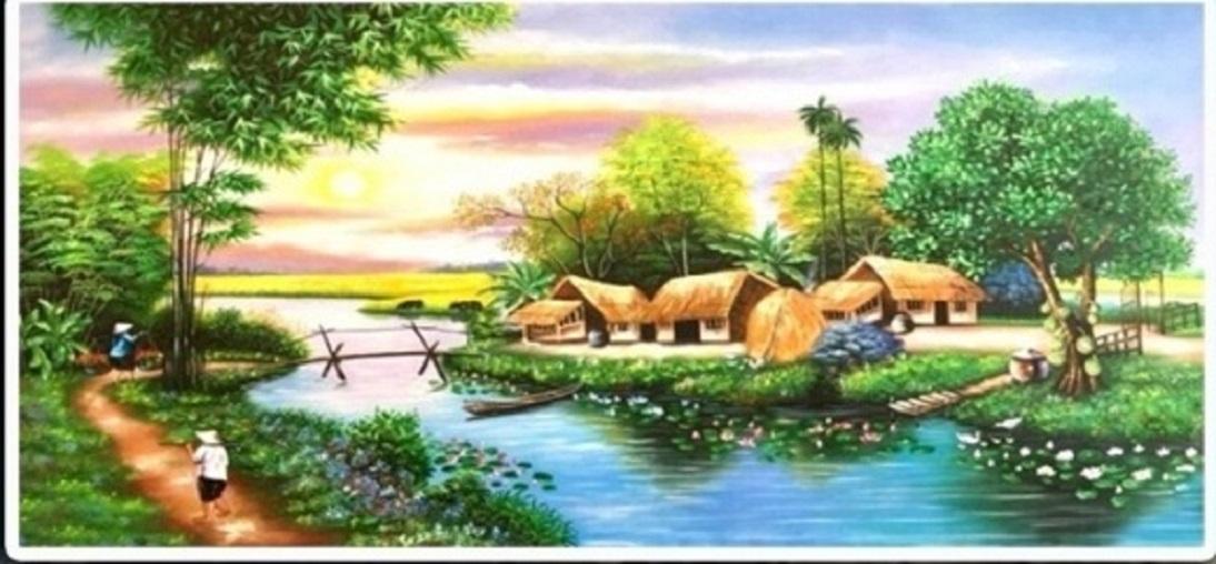 Tranh đính đá hạnh phúc bình phúc - LV315